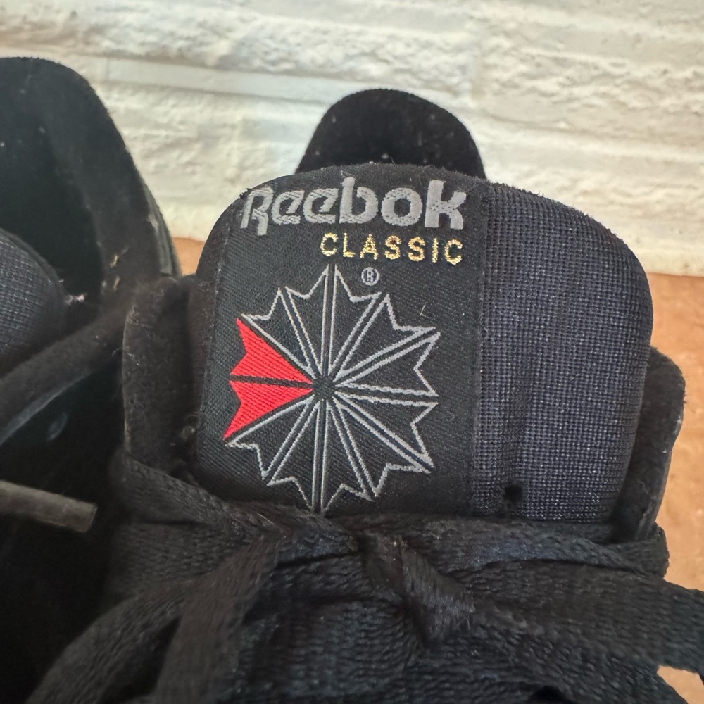 Reebok classic black leather sneakers - Picture 11 of 12